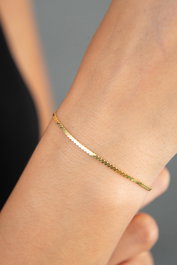 Heliophilia Silver Pulsera de Plata de Ley 925 Multicolor